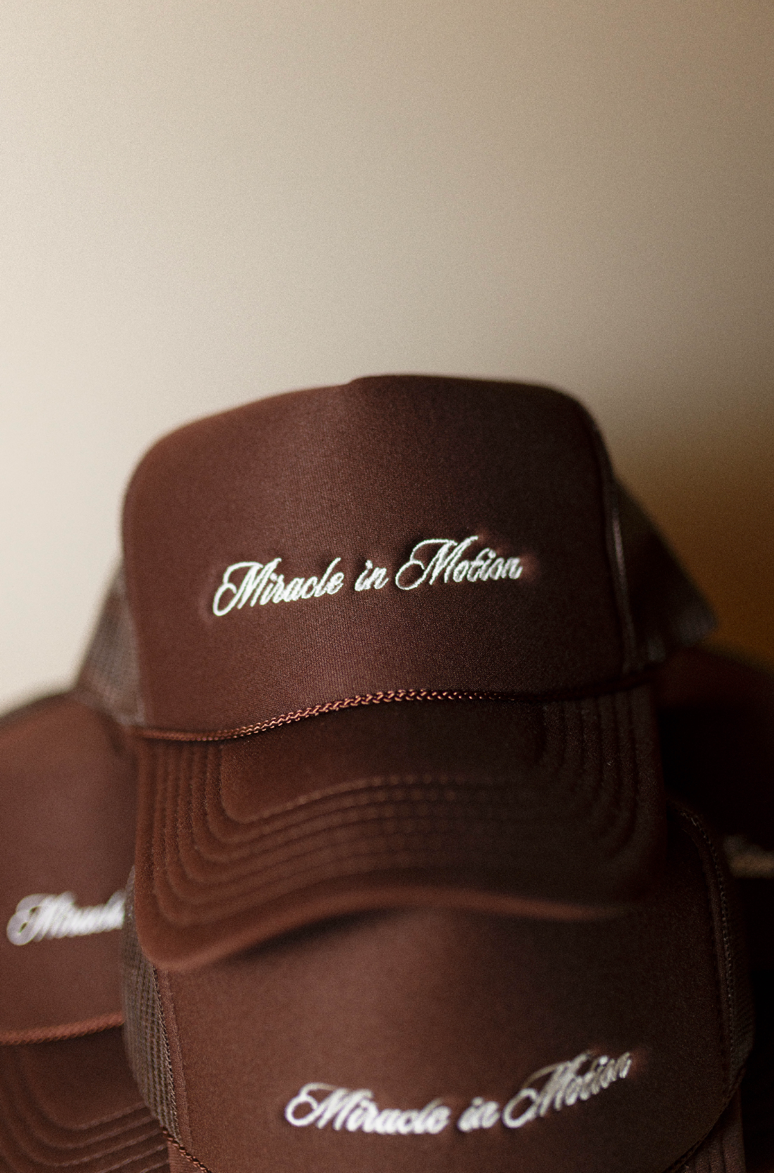 Miracle In Motion Brown Trucker